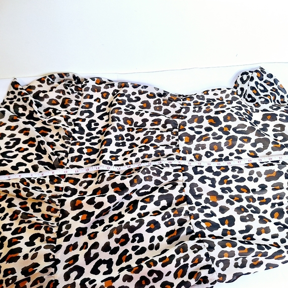 LOFT brand " The Leapard baby doll" dress size medium. - Picture 5 of 10